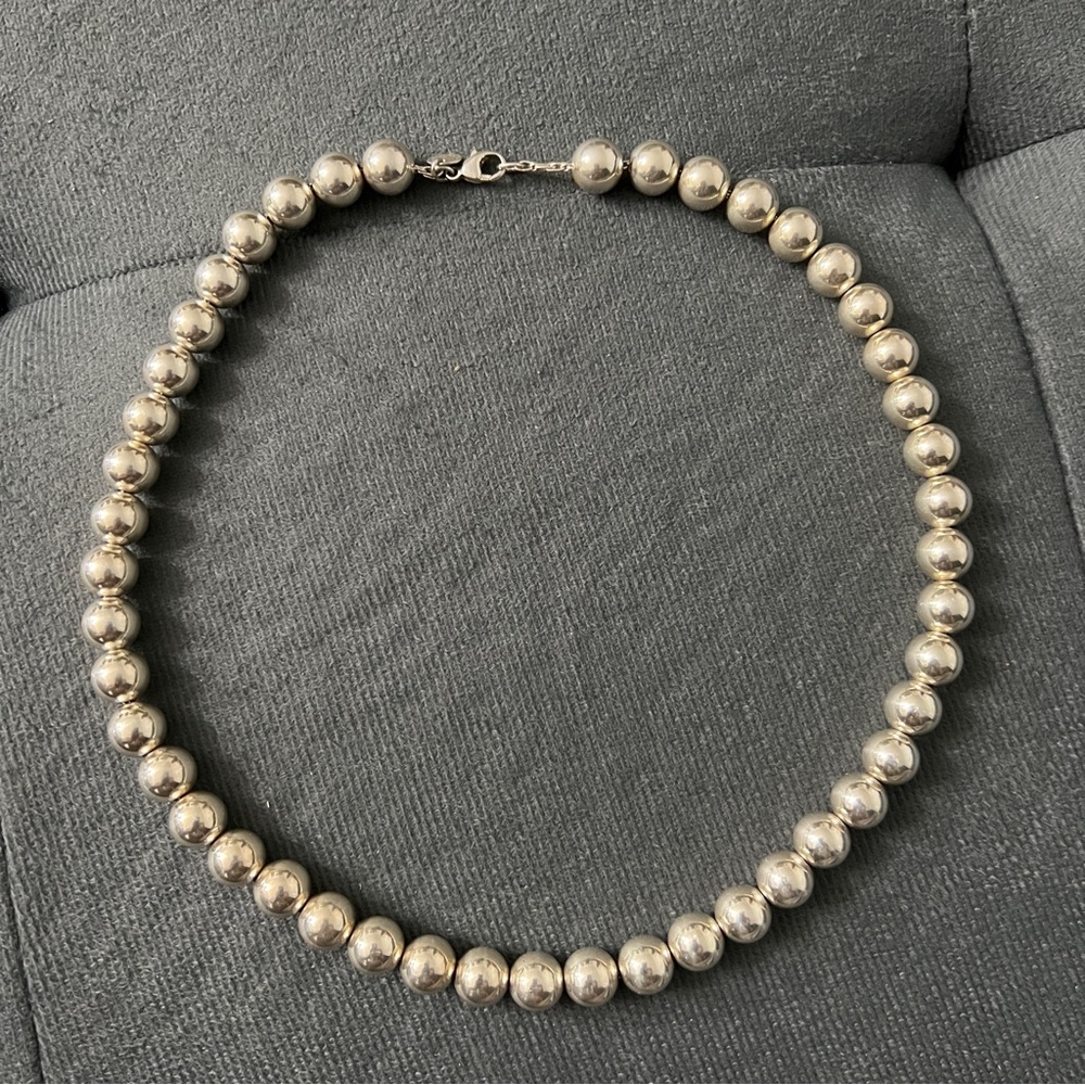 Authentic Tiffany & Co. HardWear Ball Necklace .925 Sterling Silver